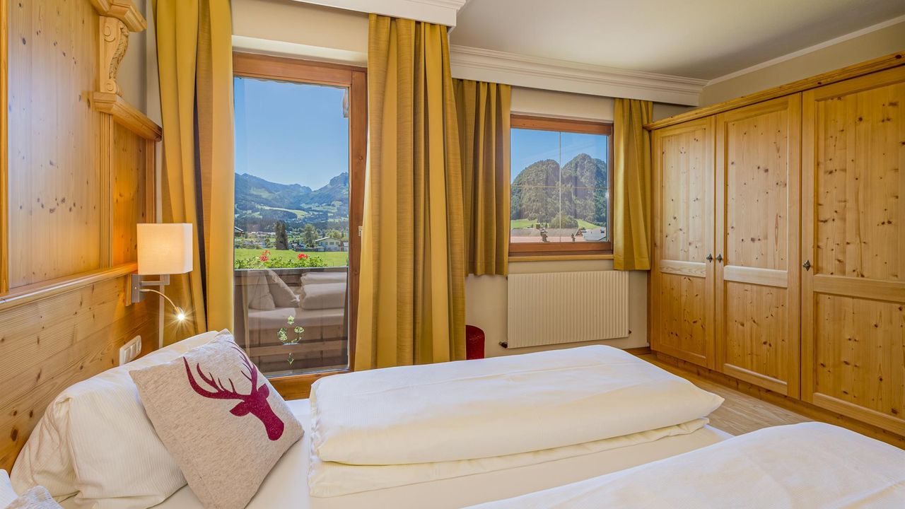 Schlafzimmer mit Bergblick Schlafzimmer mit Bergblick